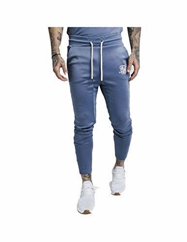 Moda Sik Silk Pantalón de Chandal Sprint Armada