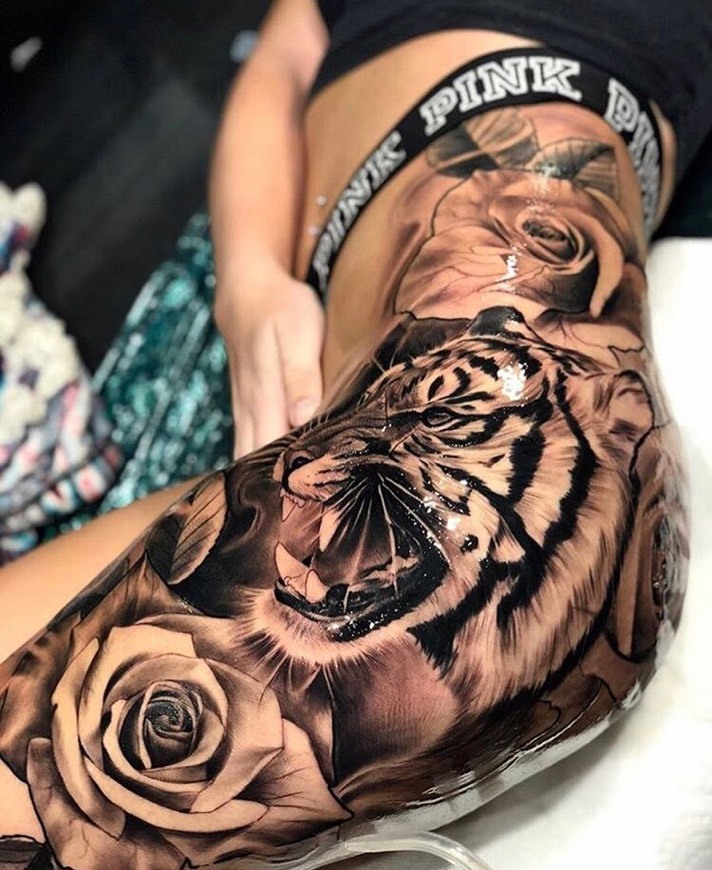 Fashion Tiger tattoo