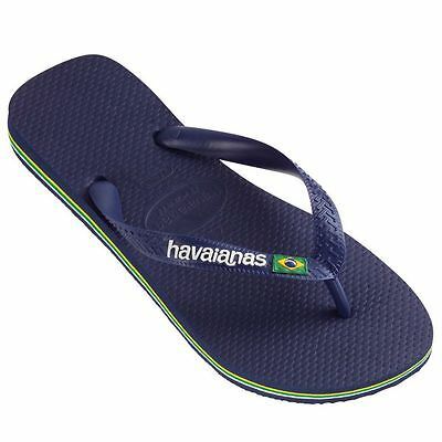 Social Havaianas Brasil Logo, Chanclas Unisex Adulto, Azul