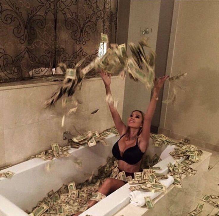 O banho dos sonhos 💸