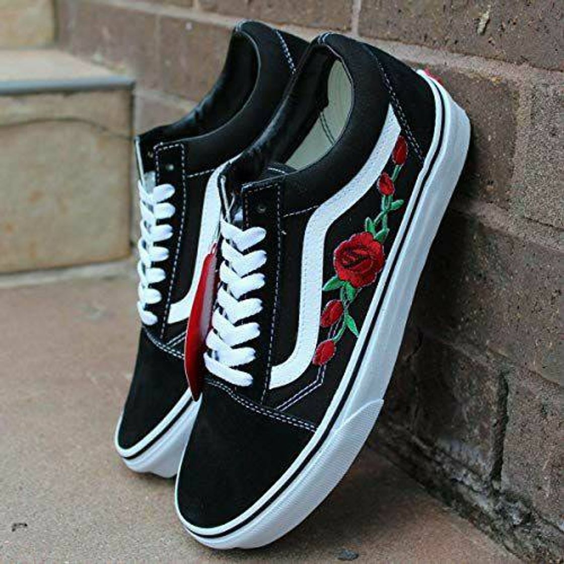 Fashion Vans old skool floral