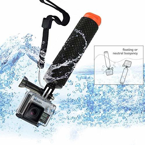 Productos micros2u Empuñadura Flotante Impermeable para buceo. Mango compatible con GoPro Hero 8,