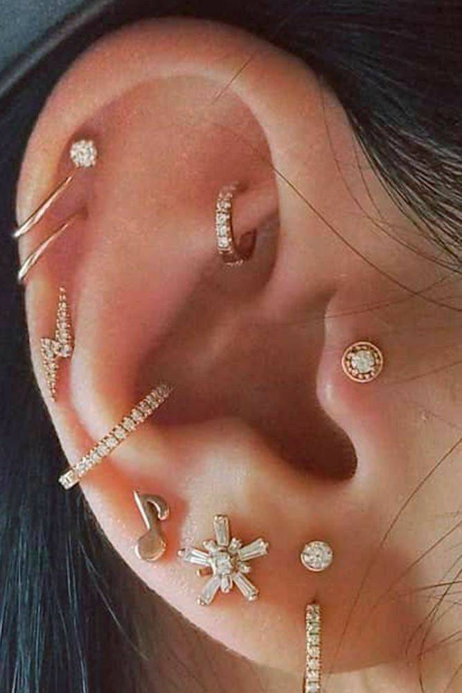 Moda 8 most popular types of ear piercings