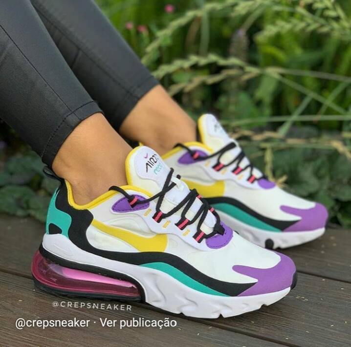 Nike 270 react💜💛