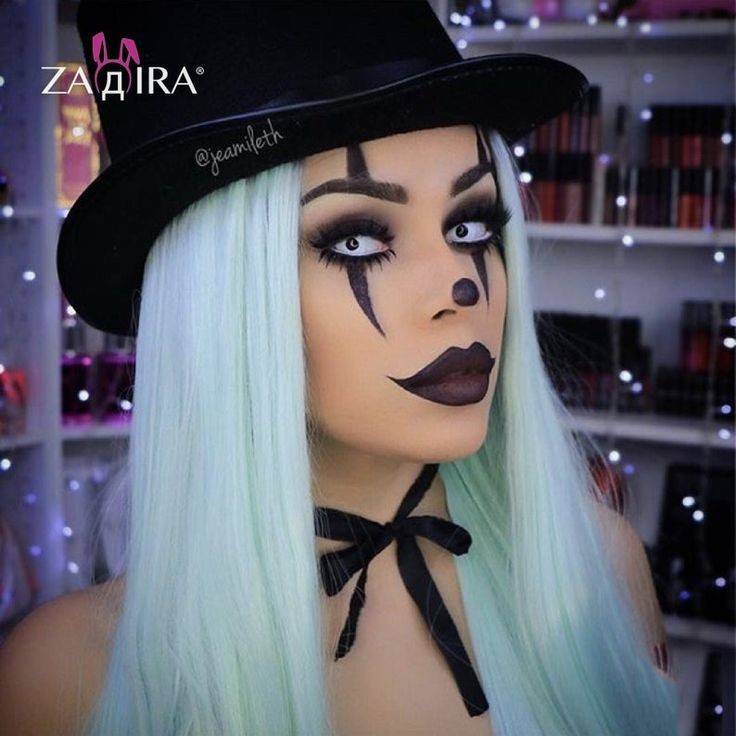 Fashion Black Clown ! Perfeito para halloween 😜🤡🃏