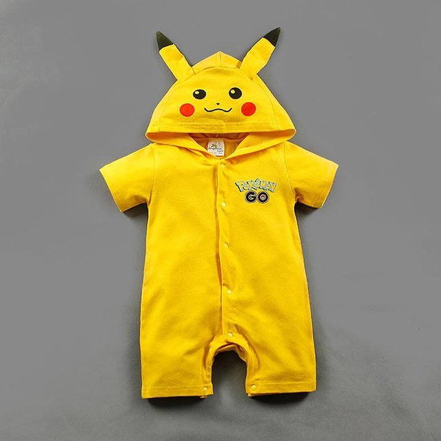 Moda ROUPA PARA BEBÊ POKEMON PIKACHU