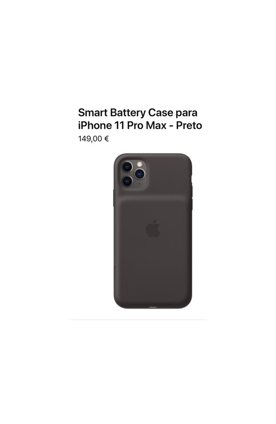 Product Smart battery case iPhone 11 pro max 