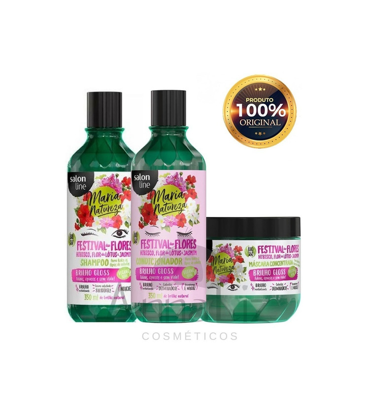 Products SALON LINE KIT MARIA NATUREZA FESTIVAL DAS FLORES C/4

