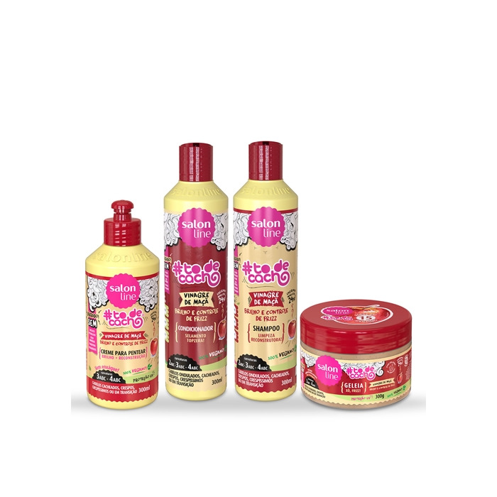 Products Kit Vinagre de Maça 4 produtos Salon Line -