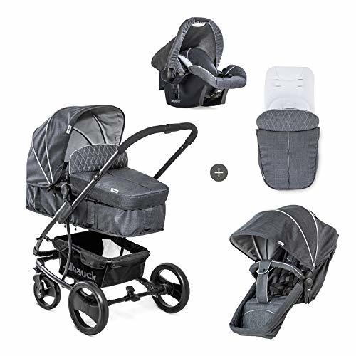 Social Hauck Pacific 4 Shop N Drive - carro de bebe de 7-piezas,