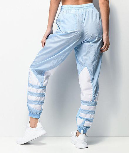 adidas Originals Women's Large Logo Track Pant Clear Sky/White X-Small