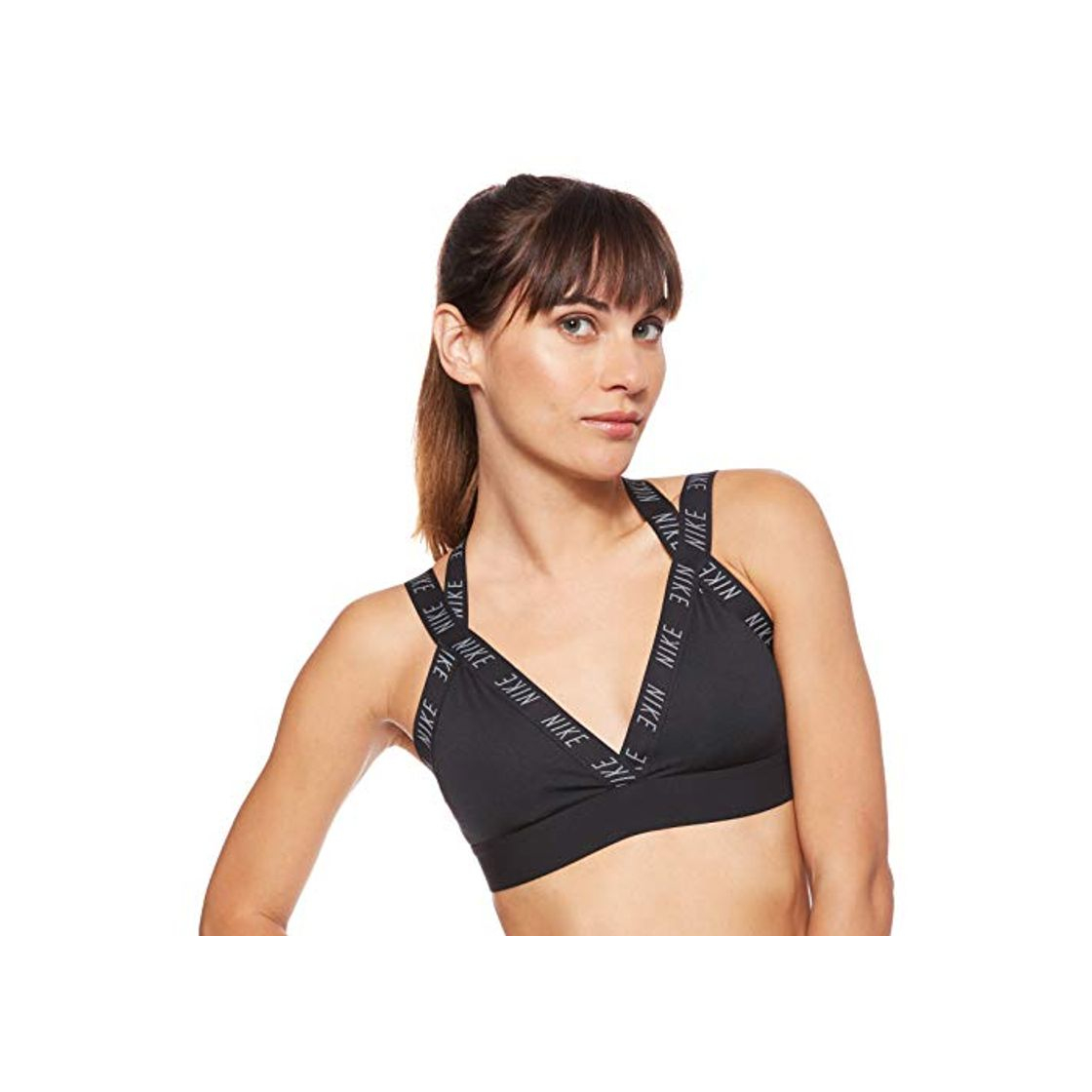 Product NIKE Indy Logo Bra Sujetador de Deporte, Mujer, Black