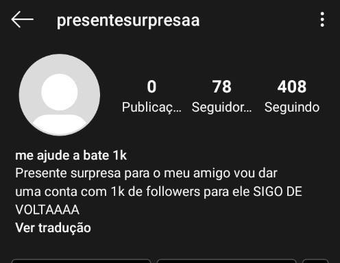 Presente surpresa pro meu amigo, ajuda lá 😉