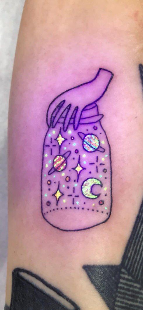 Social Tatuagens neon