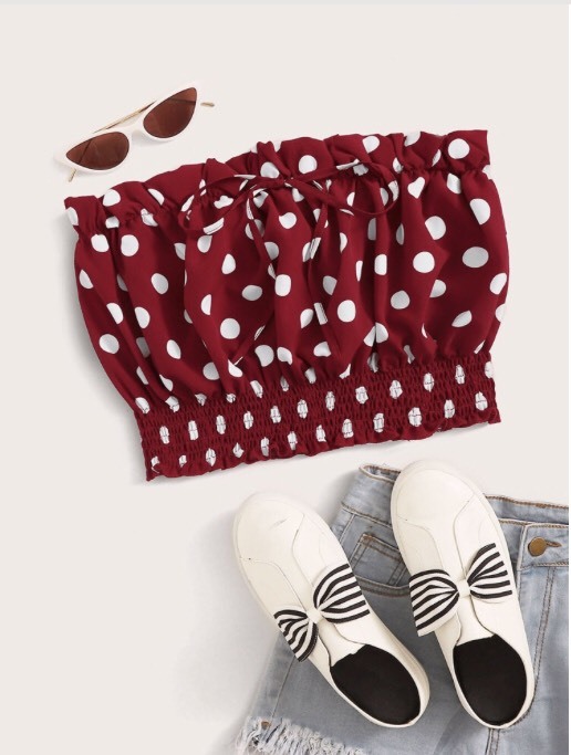 Social Cropped vermelho