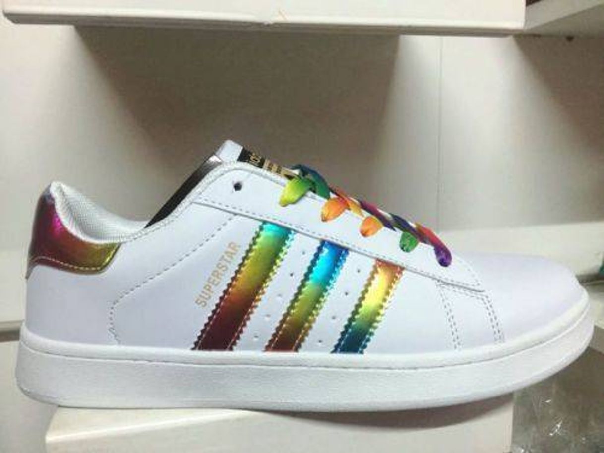 Moda Adidas Superstar Rainbow 