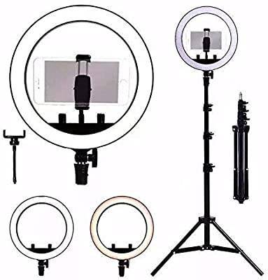 Social Kit Completo Ring Light Com Tripé Dimmer Youtuber Selfie Pro