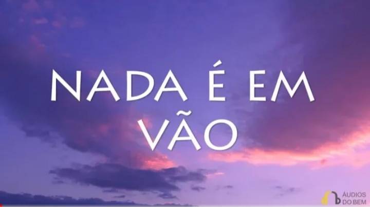 Canción Nada é em vão 