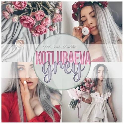 Moda Kotlubaeva - Grey Desktop & Mobile Lightroom Presets

