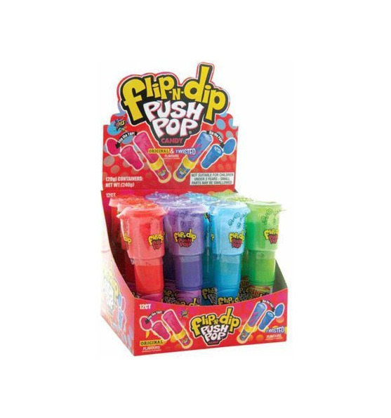 Product Push Pop Flip-n-dip x 12