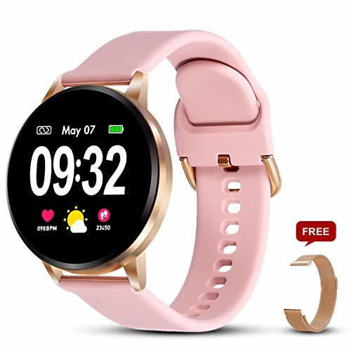 Product GOKOO Pulsera de Actividad Smartwatch Reloj Inteligente con podómetro, Monitor de Frecuencia