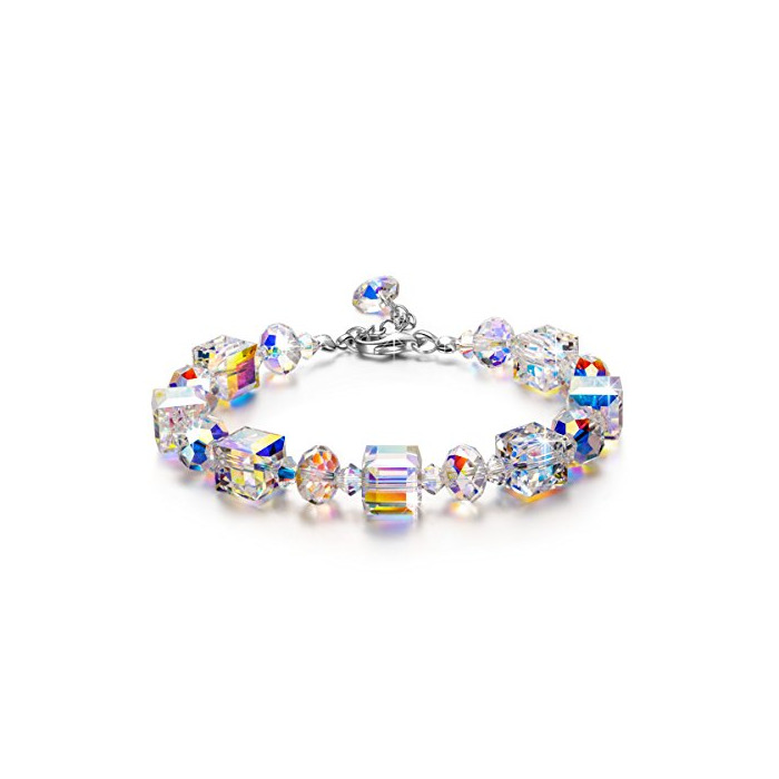 Social Susan Y Pulsera Mujer con Azul Cristales de Swarovski Regalos Cumpleanos Regalos