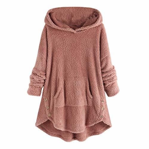 Products Gusspower Mujer Sudaderas Tumblr Largas con Capucha Abrigo Jersey de Felpa con