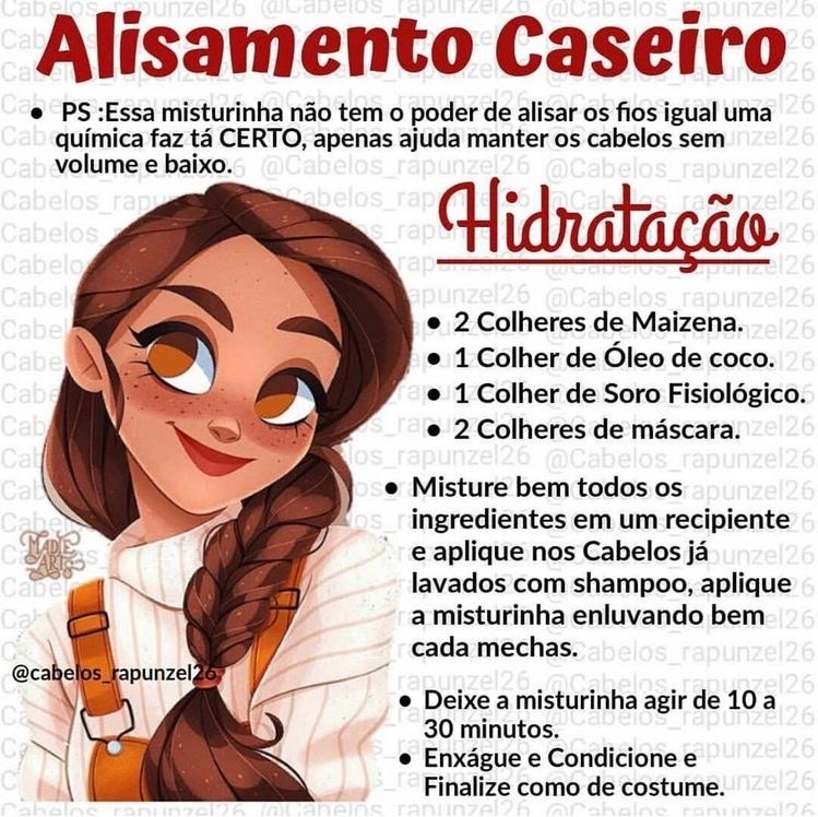 Fashion Hidratação com Maizena 