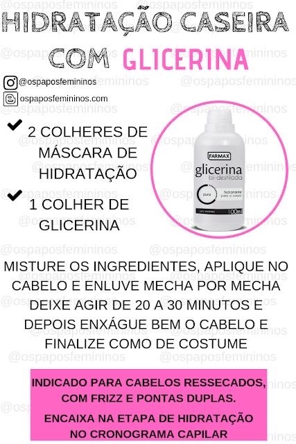 Fashion Hidratação com Glicerina 