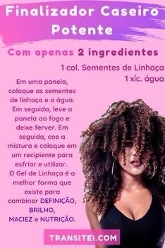 Fashion Hidratação com linhaça