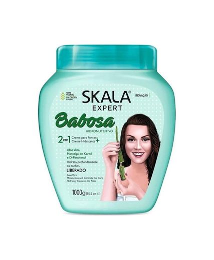 Creme de tratamento Skala Babosa para cabelos hidrata 1kg