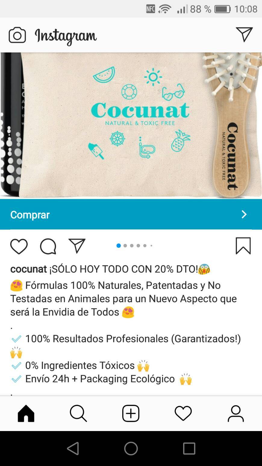 Producto 20% en toda la web de cocunat