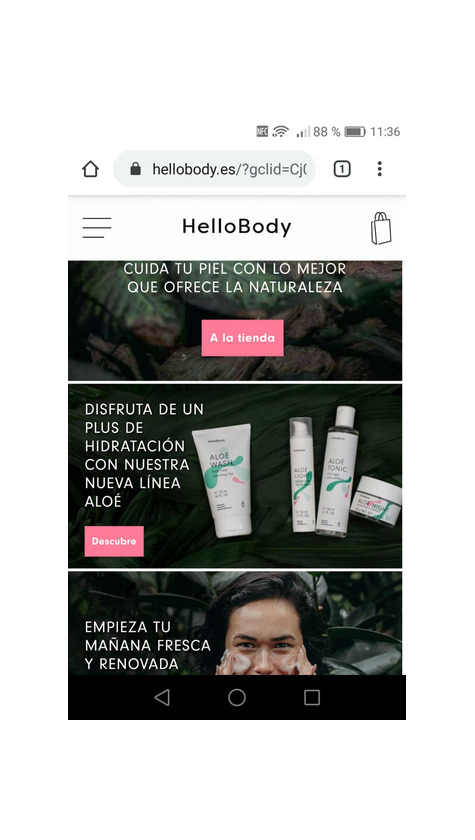 Products 50% de descuento en toda la web de Hello body