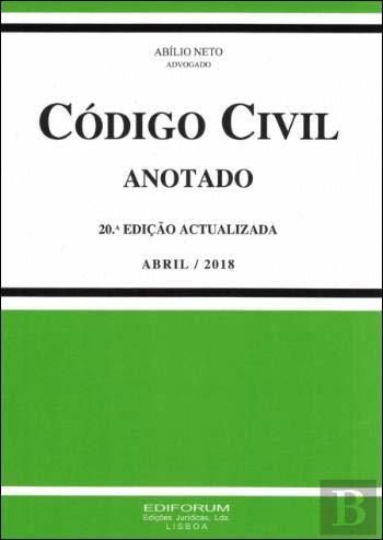 Libro Código Civil Anotado 20ª Edição Actualizada