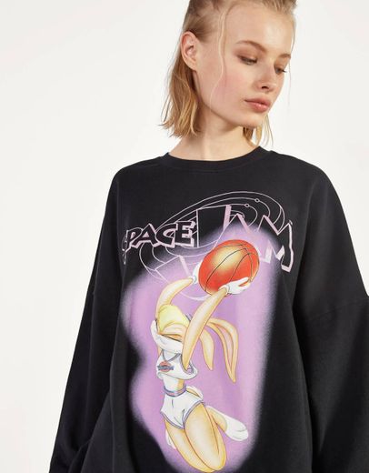 Sudadera Space Jam x Bershka