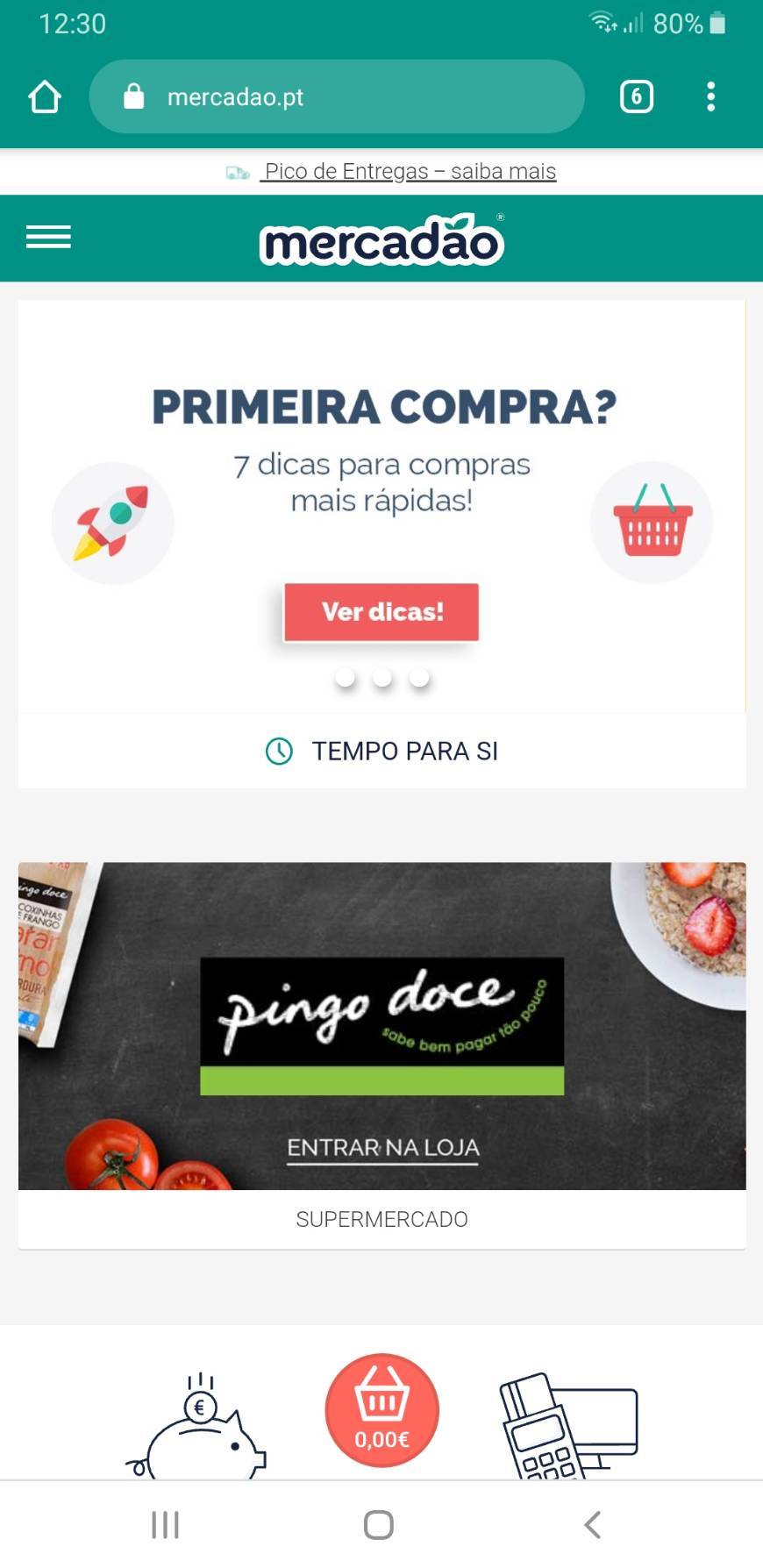 Moda Mercadão: Comprar online do seu supermercado e muito mais