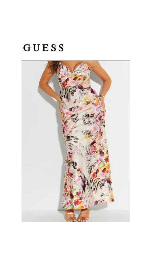 Producto MARCIANO LONG PATTERNED DRESS