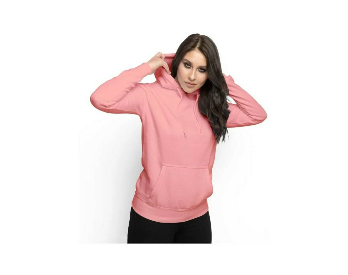 Fashion Blusa rosa de moletom