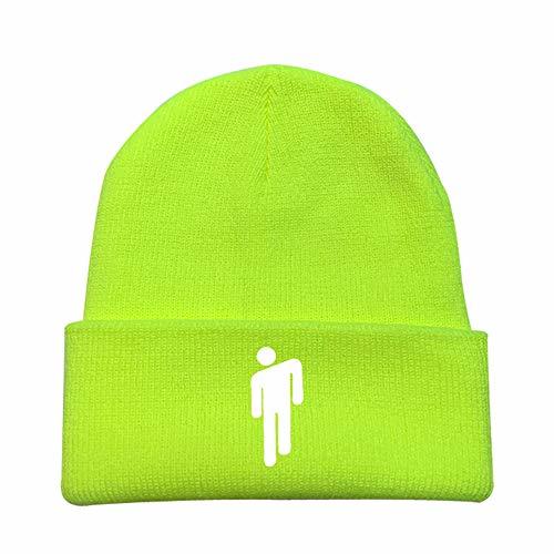 Place Gorro Billie Eilish, Gorros de Punto Gorro de Invierno de Punto Adolescente