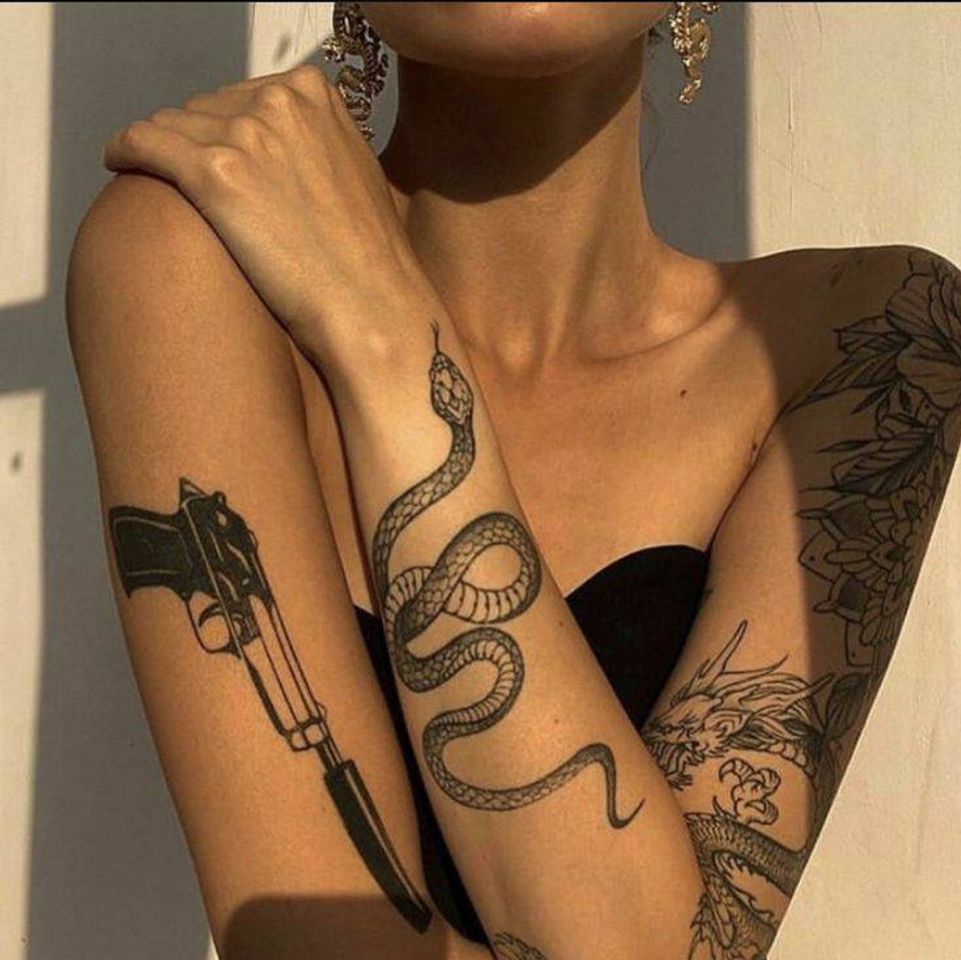 Fashion inspiração de tatuagens