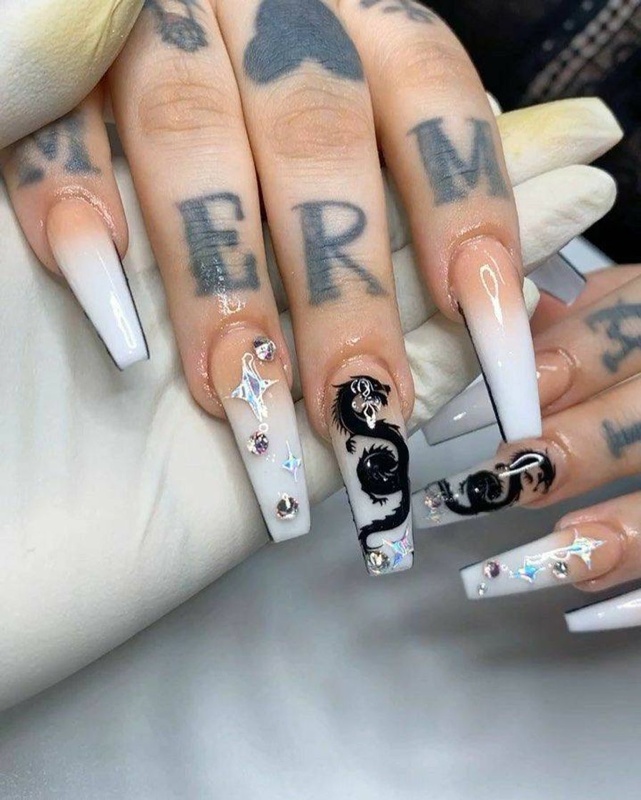 Moda inspiração de unhas