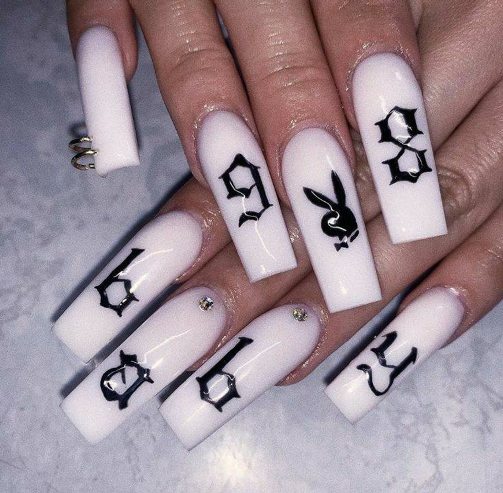 Moda inspiração de unhas