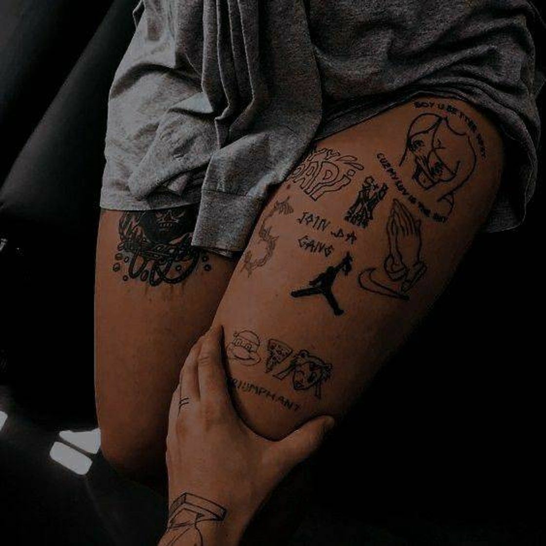 Moda inspiração de tatuagens