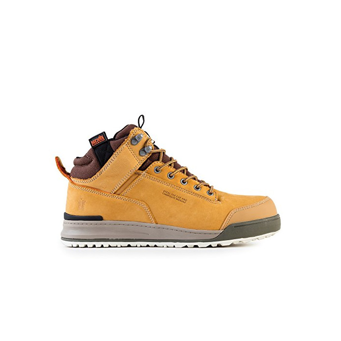 Social Scruffs Switchback Sb-P - Zapatos de seguridad para hombre, color amarillo, talla