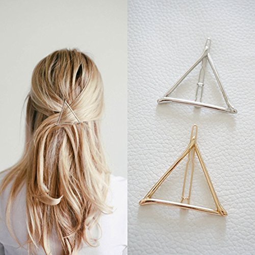 Product Jellbaby - Horquilla de pelo triangular extensible geométrica de grandes dimensiones