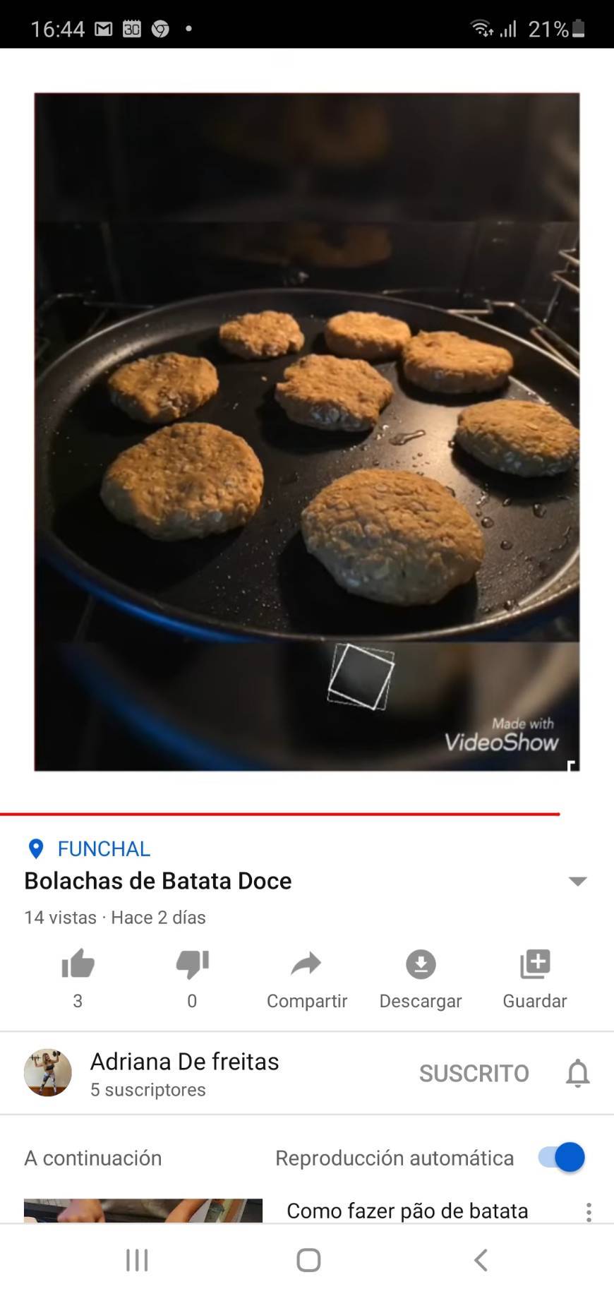 Moda Galletas saludables "batata"