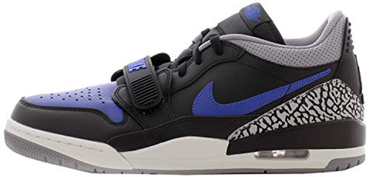 Product Nike Air Jordan Legacy 312 CD7069-041, Tenis Bajas para Hombre, Negro/Azul Rey-Blanco-Gris