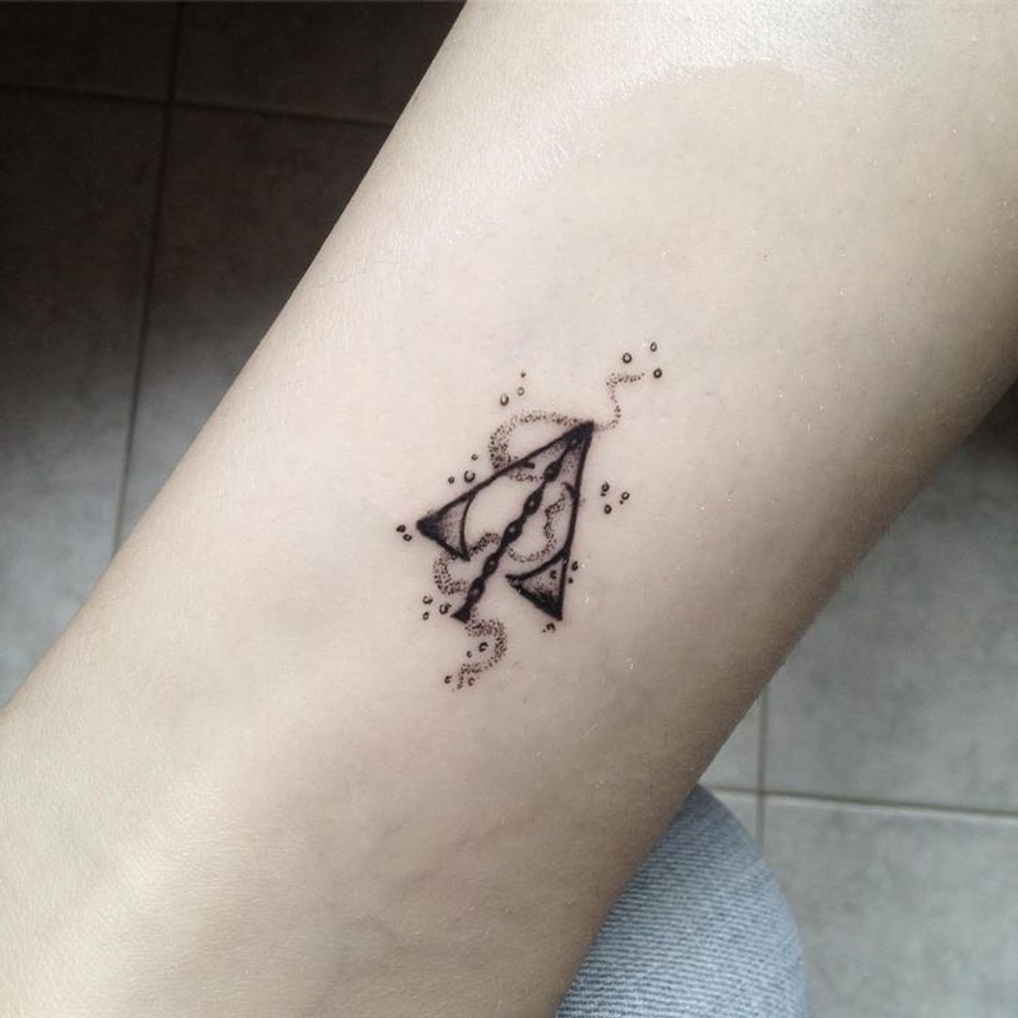 Fashion tattoo Harry Potter