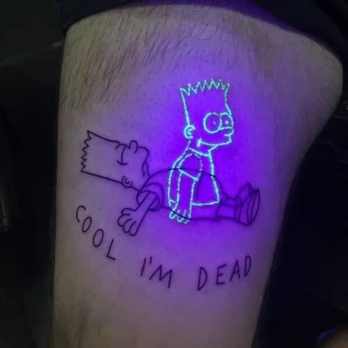 Fashion tattoo Simpsons 