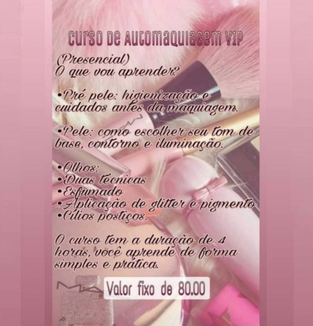 Moda Curso de automaquiagem VIP